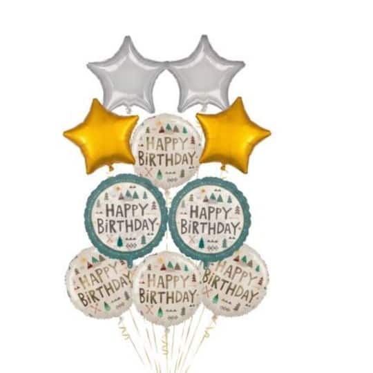 Wilderness Birthday Foil Balloon Bundle